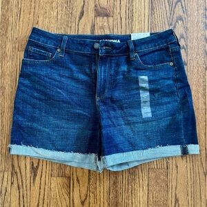 NWT Sonoma High-rise Denim Shorts Dark Wash Women’s Size 12 - 5” Inseam